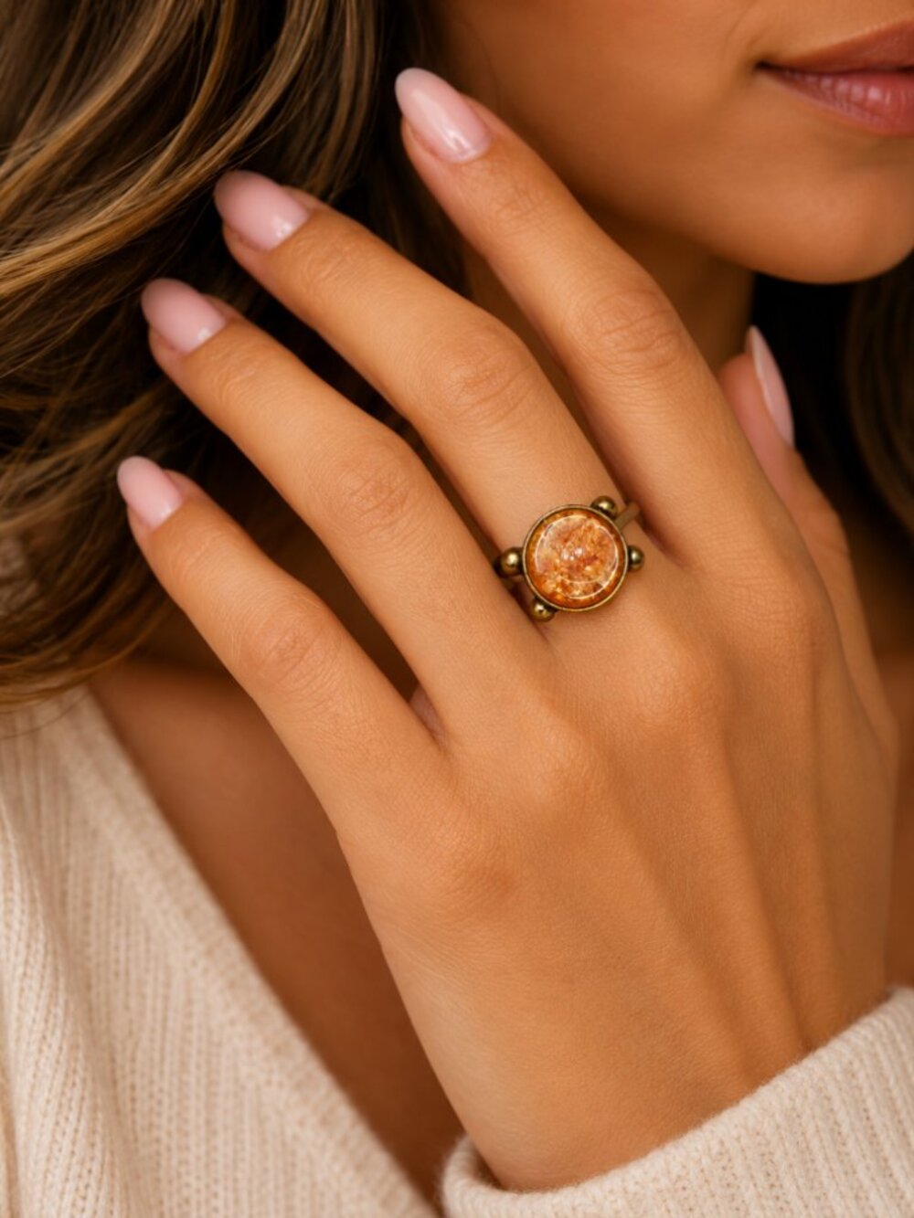 🇮🇹 "Natascia" Hand Made in Italy Ring